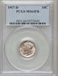 1917-D 10C MS64FB