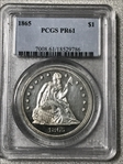 1865 $1 PR61