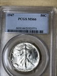 1947 50C MS66