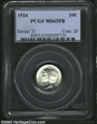 1924 10C MS65FB