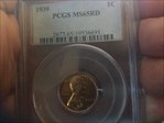 1939 1C MS65RD
