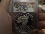 2001-W $1 Silver Eagle Miles Signature PR69DCAM