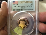 2018-S 1C Shield  First Strike PR69DCAM