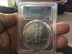 2002 $1 Silver Eagle MS69