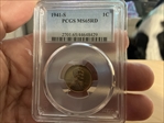 1941-S 1C MS65RD
