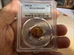 1942-D 1C MS65RD