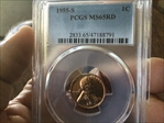 1955-S 1C MS65RD