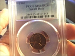 1960 1C Small Date MS65RD