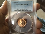 1955-S 1C MS65RD