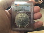 2005 $1 Silver Eagle First Strike MS69