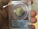 2017-S 25C Frederick Douglass NP Enhanced Unc Set FDI Denver 1 of 1000 SP70