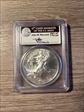 2014 $1 Silver Eagle First Strike Mercanti Signature MS70