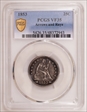 1853 25C Arrows and Rays VF35