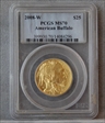 2008-W $25 Burnished American Buffalo .9999 Fine Gold SP70