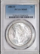 1881-O $1 MS65