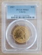 1907 $10 Liberty MS63
