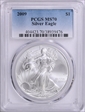 2009 $1 Silver Eagle MS70