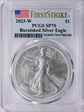 2023-W $1 Burnished Silver Eagle First Strike SP70