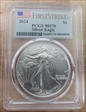 2024 $1 Silver Eagle First Strike MS70