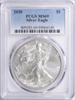 2020 $1 Silver Eagle MS69