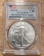 2024-W $1 Burnished Silver Eagle First Strike SP69