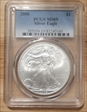 2008 $1 Silver Eagle MS69
