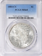 1884-CC $1 MS65