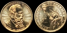 2011-D $1 Rutherford B. Hayes Position B MS67