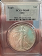 1993 $1 Silver Eagle MS68