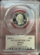 2008-S 25C Alaska Silver PR70DCAM