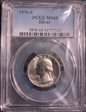 1976-S 25C Silver MS68