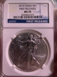 2014-(S) $1 Silver Eagle Struck at San Francisco MS70