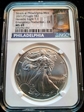 2021 (P) 1 Silver Dollar EAGLE S$1 Heraldic Eagle T-1 Emergency Production- ER MS 69 NGC