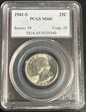 1941-S 25C MS65