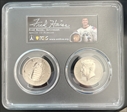 2019-S 50C Apollo 11 50th Anniversary Set Fred Haise Dual Holder AMF PR70DCAM