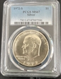 1972-S $1 Silver MS67