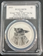 2023 $2 Grogu "Baby Yoda" 1oz Ag First Day of Issue MS70