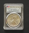 2020-(P) $1 Silver Eagle - Emergency Issue Struck at Philadelphia First Day of Issue MS70