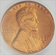 1951-S 1C MS66RD