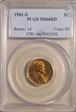 1941-S 1C MS66RD