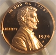 1974-S 1C PR69DCAM