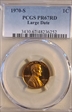 1970-S 1C Large Date PR67RD