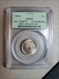 1883 5C No CENTS MS65