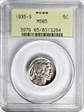1935-S 5C MS65