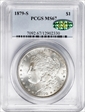 1879-S $1 MS67