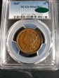 1847 1C MS63BN