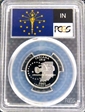 2002-S 25C Indiana Silver PR70DCAM