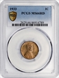 1933 1C MS66RD