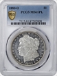 1880-O $1 MS61PL