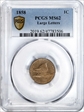 1858 1C Large Letters MS62